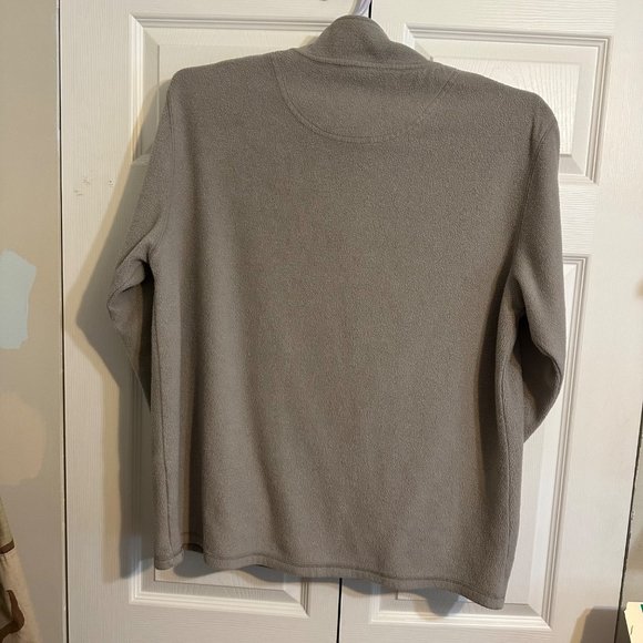 Beverly Hills Polo Club Men's 1/4 Zip Grey Kangaroo Pocket Long Sleeve Fleece XL - Picture 2 of 9